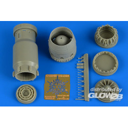 MiG-23BN late exhaust nozzle-closed for Trumpeter