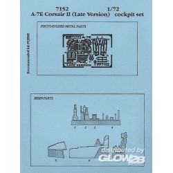 A-7E Corsair II Cockpit Set Späte Version für Fujimi Bausatz