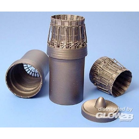 F-15C exhaust nozzles - late version Für Hasegawa Bausatz.