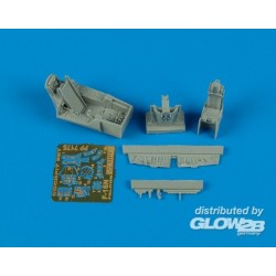F-16N Aggressor Cockpit Set für Hasegawa-Bausatz