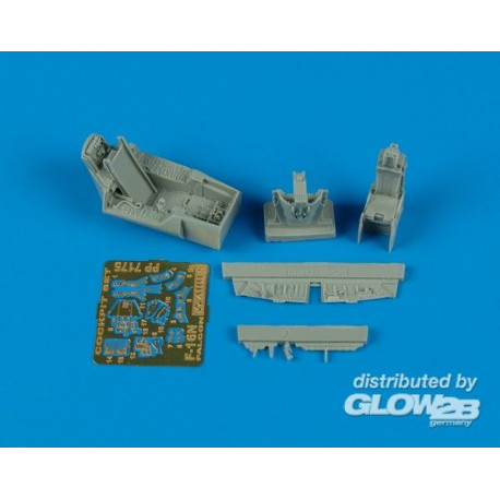 F-16N Aggressor Cockpit Set für Hasegawa-Bausatz