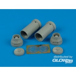 F-14A Tomcat Exhaust Nozzles Closed für Fujimi Bausatz
