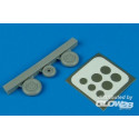MiG-21F-13 wheels & paint masks Für Revell Bausatz