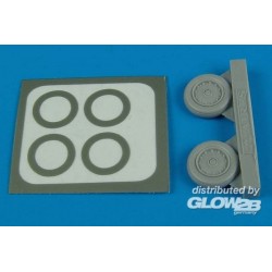 F-8 Crusader wheels & paint masks 