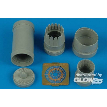 F-16l Sufa exhaust nozzle for Hasegawa 
