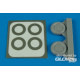P-40 wheels & paint masks (type B) 