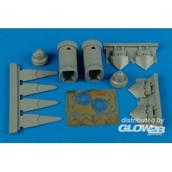 F-22A Raptor exhaust nozzles for Fujimi 