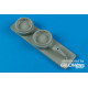 Curtiss P-40B/C wheel bay for Airfix 