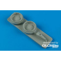Curtiss P-40B/C wheel bay for Airfix 