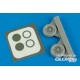 P-40M/N wheel & paint masks f.Academy 