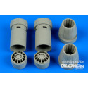 F/A-18E/F Super Hornet exhasut nozzles 