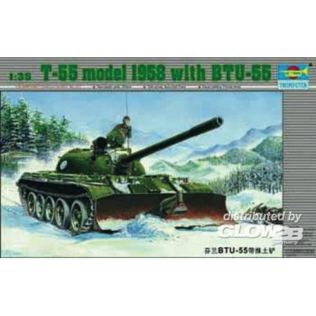 Russischer Panzer T55 mit BTU-55 