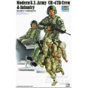 Modern U.S. Army CH-47D Crew & Infantry 