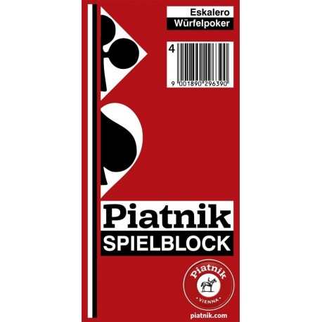 Spielblock Eskalero Yatzee 10er Packung