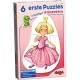 6 erste Puzzles Prinzessin