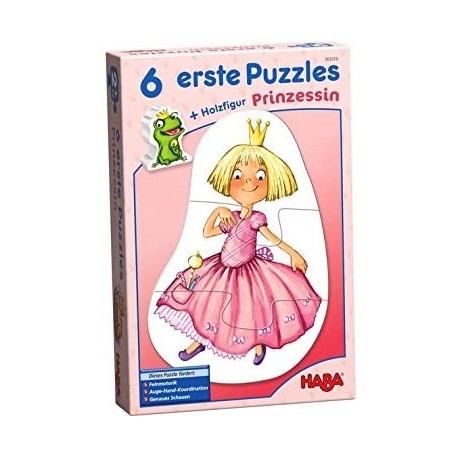 6 erste Puzzles Prinzessin