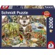 Puzzle Exotische Weltkarte 2000T