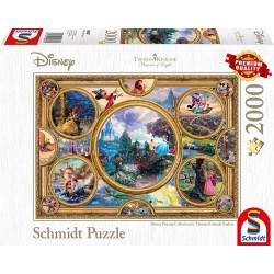 Puzzle Disney Collage Thomas Kinkade Painter of Light 2000T