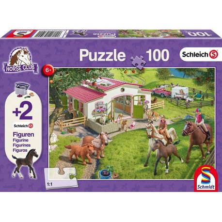 Puzzle Schleich Ausritt ins Grüne 100T