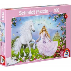 Puzzle Prinzessin der Einhörner 100T