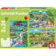 Puzzle Ein Tag im Zoo 3x24T