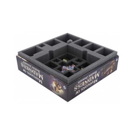 Feldherr foam tray set for Mansions of Madness 2nd Edition: Horrific Journeys board game box