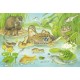 Puzzle Tierfamilien 3x48T