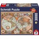 Puzzle Antike Weltkarte Schmidt 3000T