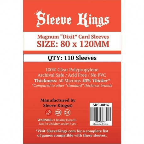 Sleeve Kings Magnum Dixit Card Sleeves (80x120mm) -110 Pack 8816