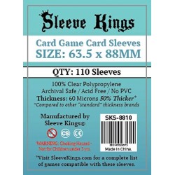 Sleeve Kings Card Game Card Sleeves (63.5x88mm) 110 Pack