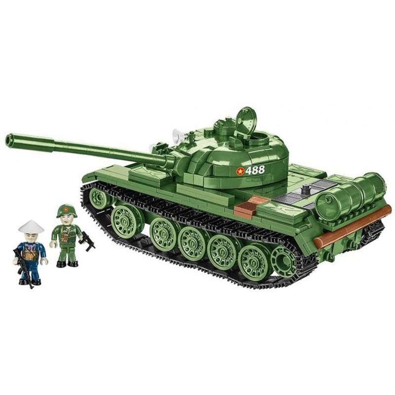 COBI 2234 Vietnam-War Medium Tank T-55 MTB Panzer Bau-Satz Modellbau 515 Teile 