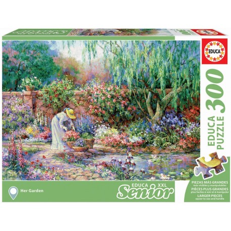 Puzzle Seniur XXL Her Garden 300T 17981