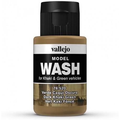 Vallejo Model Wash Dark Khaki Green 35ml