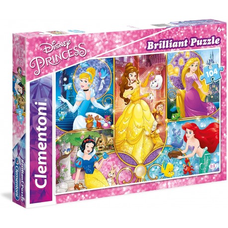 Puzzle BRILLIANT Disney PRINCESS 104T