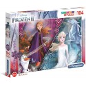 Puzzle Glitter Frozen 2 104T