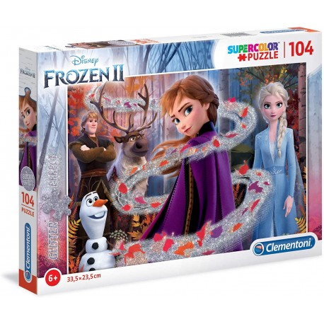 Puzzle Glitter 1 Frozen 2 104T