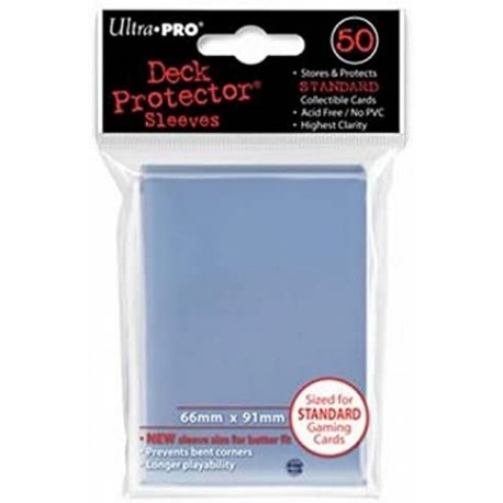 UP Standard Sleeves Clear (50) 66x91