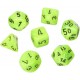 Vortex Bright Green wblack Signature Polyhedral 7-Die Sets CHX27430