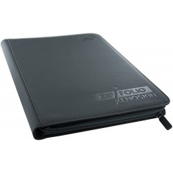 Ultimate Guatd 9 Pocket Zipfolio Xenoskin Black