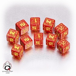 Soviet Dice: Rot/Gelb (10)