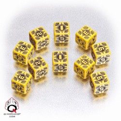 Sniper Dice: Gelb/Schwarz (10)