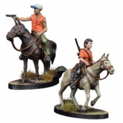 The Walking Dead: All Out War -Maggie and Glenn on Horseback - EN