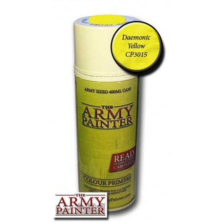 Army Painter Primer - Daemonic Yellow