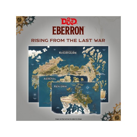 D&D - Rising From The Last War - Eberron - Map Set x3