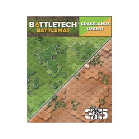 BattleTech Battle Mat Grasslands Desert