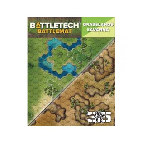 BattleTech Battle Mat Grasslands Savanna