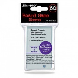 UP - Board Game Sleeves - Euro Mini Size 44x68mm (50 Sleeves)