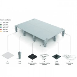 AdapTableTop modular system for boardgames (black)