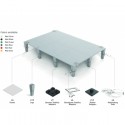 AdapTableTop modular system for boardgames (silver)