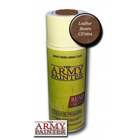 Army Painter Base Primer Leather Brown Spray